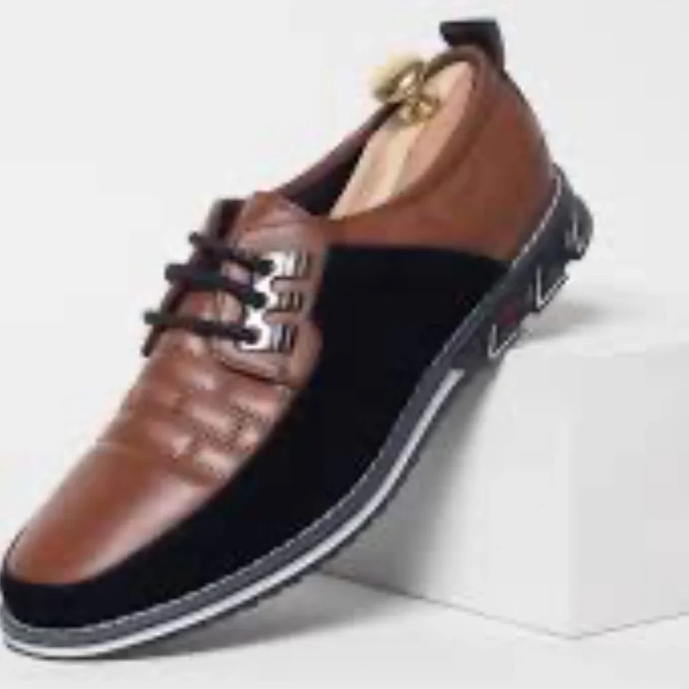 Gatsby shoes Oxford Derby Orthopedic leather shoes size 9